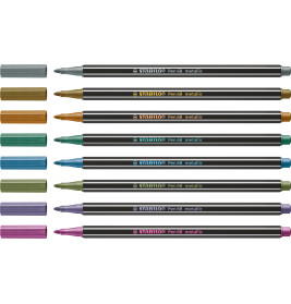 Filzstift Pen 68 metallic silber