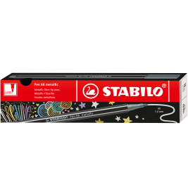 Filzstift Pen 68 metallic silber