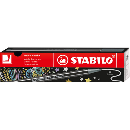 Filzstift Pen 68 metallic silber