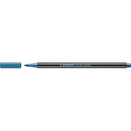Filzstift Pen 68 metallic blau