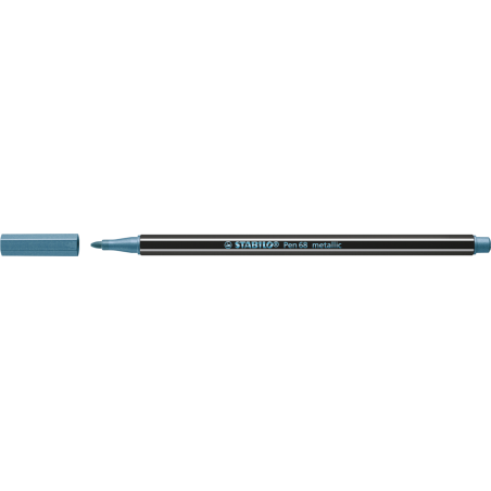 Filzstift Pen 68 metallic blau