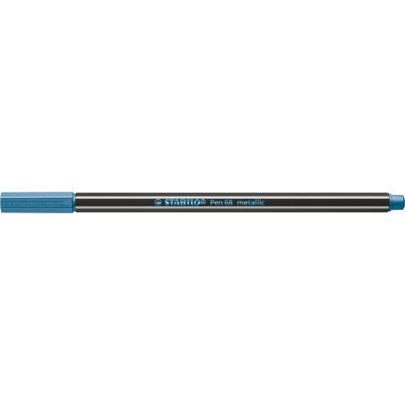 Filzstift Pen 68 metallic blau