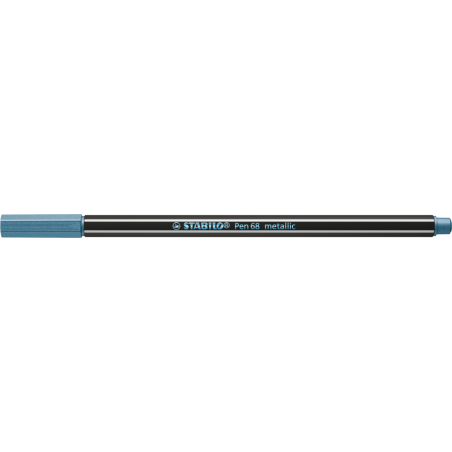 Filzstift Pen 68 metallic blau