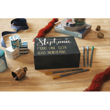 Filzstift Pen 68 metallic blau