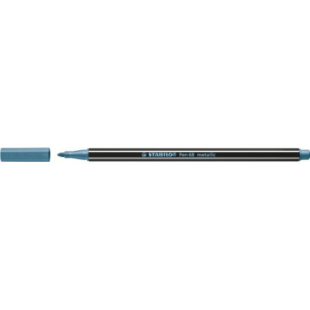 Filzstift Pen 68 metallic blau