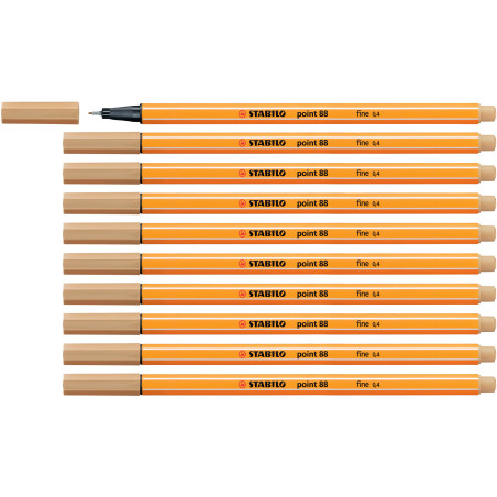 Fineliner point 88 ocker hell