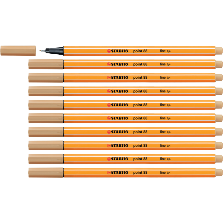 Fineliner point 88 ocker hell