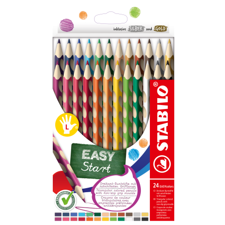 Buntstift EASYcolors links 24er