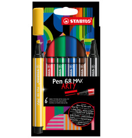 Faserschreiberetui Pen 68 MAX 6er Arty