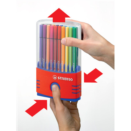 Filzstift Pen 68 ColorParade rot 20er Box