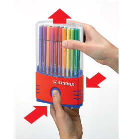 Filzstift Pen 68 ColorParade rot 20er Box