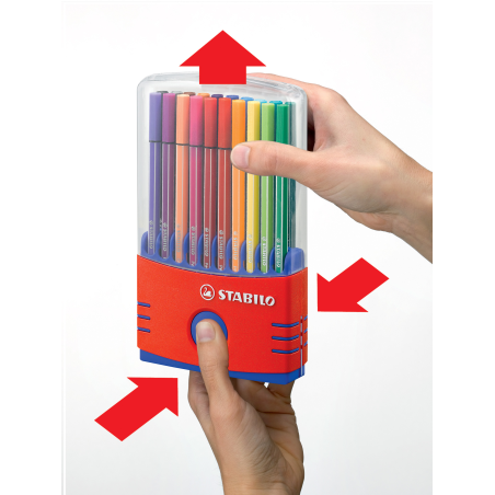 Filzstift Pen 68 ColorParade rot 20er Box
