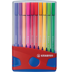 Filzstift Pen 68 ColorParade rot 20er Box