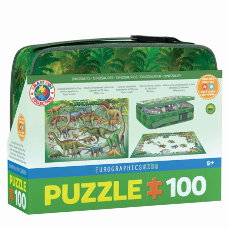 Puzzle Dinosaurier in einem Lunch Beutel 100 Teile