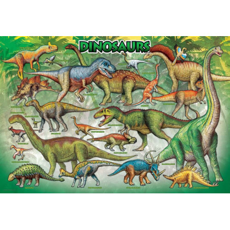 Puzzle Dinosaurier in einem Lunch Beutel 100 Teile