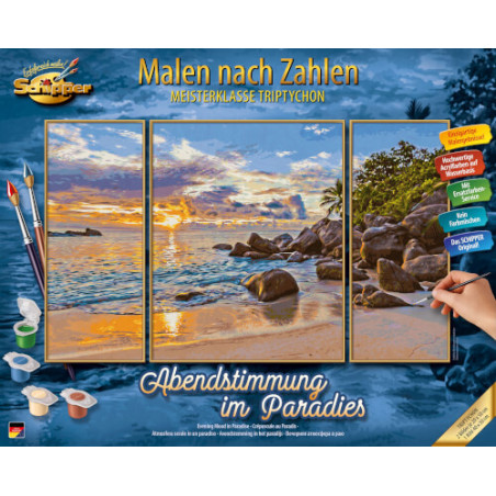 Malen nach Zahlen - Abendstimm ung im Paradies