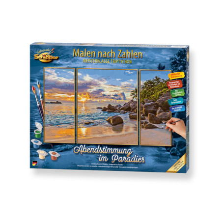 Malen nach Zahlen - Abendstimm ung im Paradies