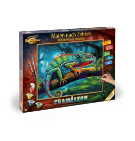 Malen nach Zahlen - Chamäleon
