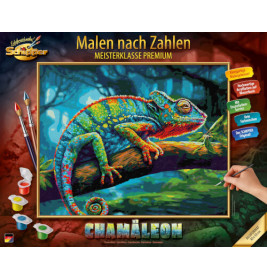Malen nach Zahlen - Chamäleon