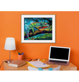 Malen nach Zahlen - Chamäleon