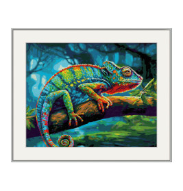 Malen nach Zahlen - Chamäleon