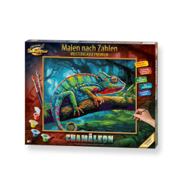 Malen nach Zahlen - Chamäleon