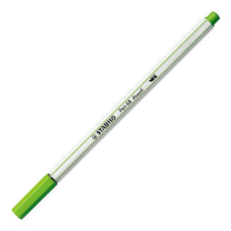 Premium fibre-tip pen with brush tip STABILO® Pen 68 brushPremium-Filzstift mit Pinselspitze STABILO