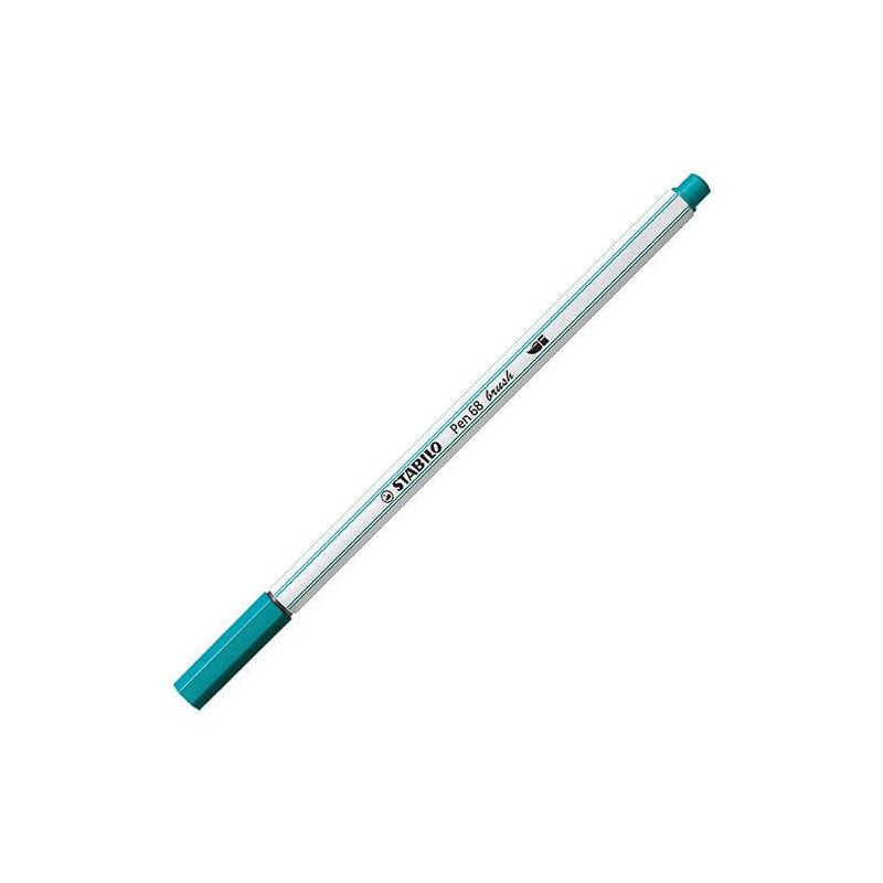 Premium fibre-tip pen with brush tip STABILO® Pen 68 brushPremium-Filzstift mit Pinselspitze STABILO