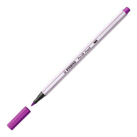 Premium fibre-tip pen with brush tip STABILO® Pen 68 brushPremium-Filzstift mit Pinselspitze STABILO