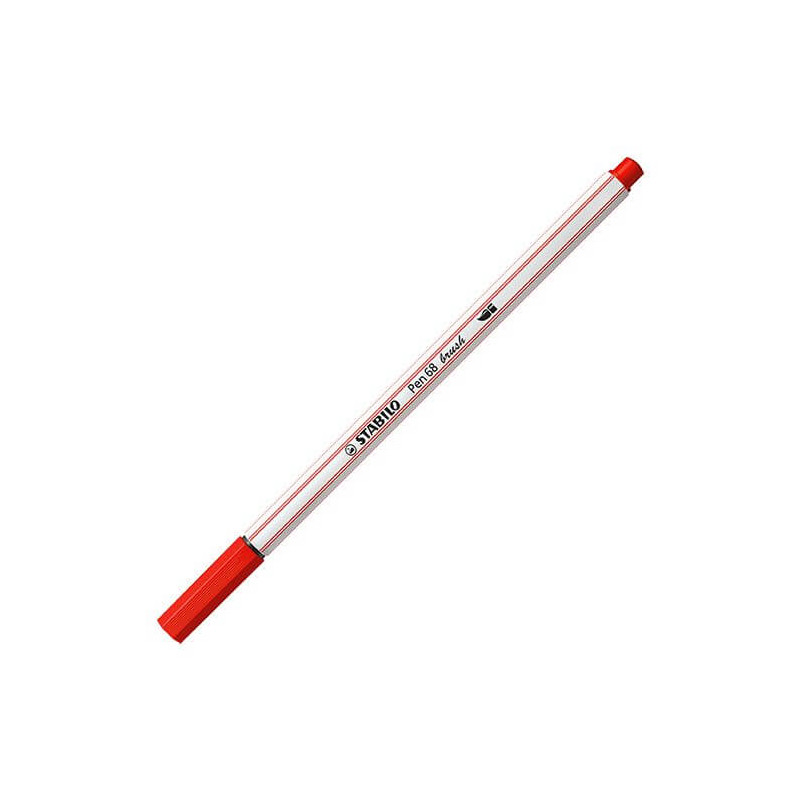 Premium fibre-tip pen with brush tip STABILO® Pen 68 brushPremium-Filzstift mit Pinselspitze STABILO