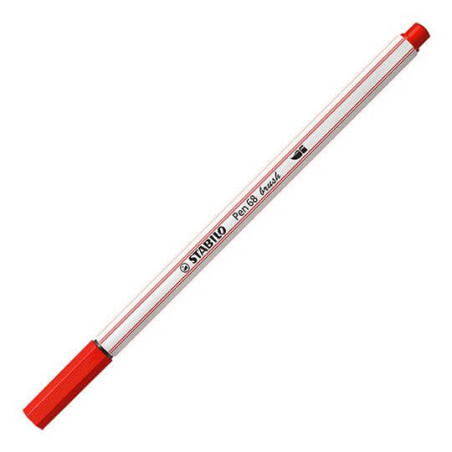 Premium fibre-tip pen with brush tip STABILO® Pen 68 brushPremium-Filzstift mit Pinselspitze STABILO