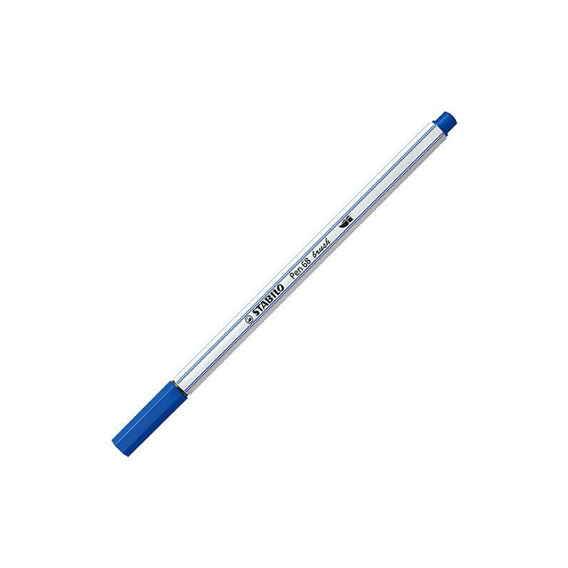 Premium fibre-tip pen with brush tip STABILO® Pen 68 brushPremium-Filzstift mit Pinselspitze STABILO