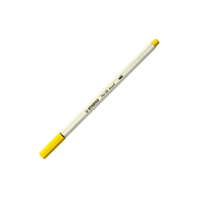 Premium fibre-tip pen with brush tip STABILO® Pen 68 brushPremium-Filzstift mit Pinselspitze STABILO
