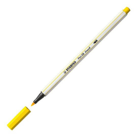 Premium fibre-tip pen with brush tip STABILO® Pen 68 brushPremium-Filzstift mit Pinselspitze STABILO