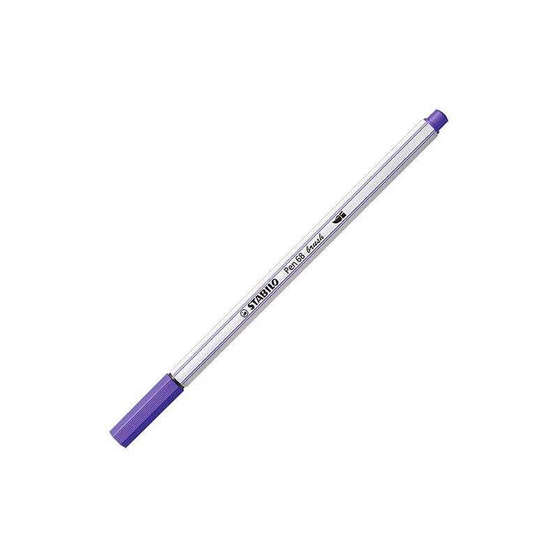 Premium fibre-tip pen with brush tip STABILO® Pen 68 brushPremium-Filzstift mit Pinselspitze STABILO