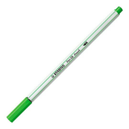 Premium fibre-tip pen with brush tip STABILO® Pen 68 brushPremium-Filzstift mit Pinselspitze STABILO
