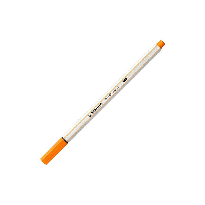 Premium fibre-tip pen with brush tip STABILO® Pen 68 brushPremium-Filzstift mit Pinselspitze STABILO