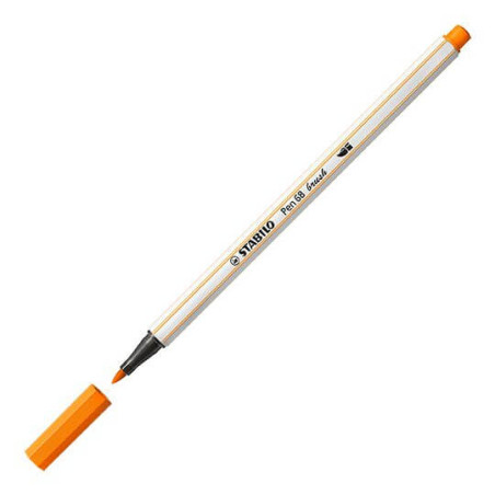 Premium fibre-tip pen with brush tip STABILO® Pen 68 brushPremium-Filzstift mit Pinselspitze STABILO
