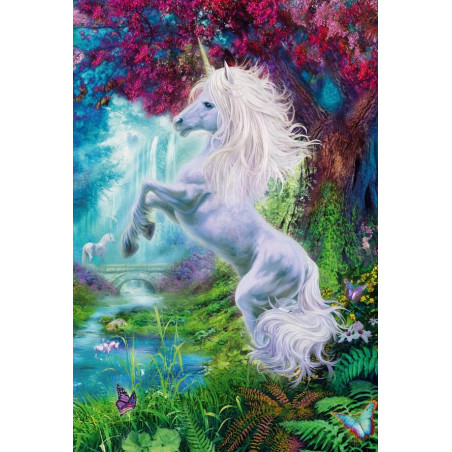 Schmidt Spiele Puzzle Einhorn im verzauberten Garten 60 Teile