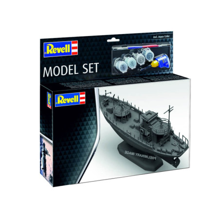 Model Set KFK (Kriegsfischkutter), Revell Modellbausatz mit Basiszubehör