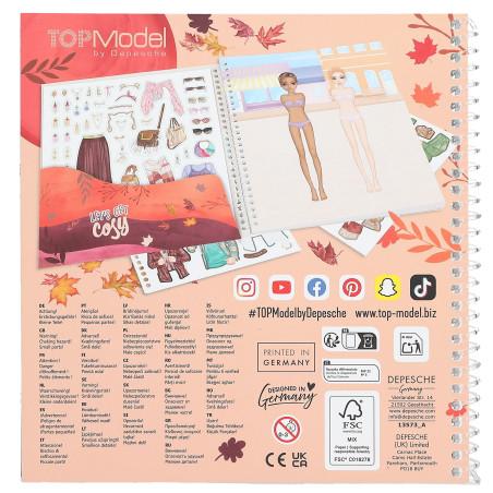 TOPModel Dress Me Up Stickerbuch COSY
