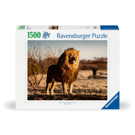 Ravensburger 12000733 Puzzle Der Löwe. Der König der Tiere 1500 Teile