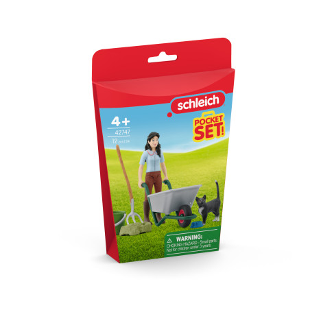 Mini-Playset Ausmist-und Pfleg e-Set mit Emily