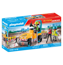 PLAYMOBIL 71751 Straßenbaustelle