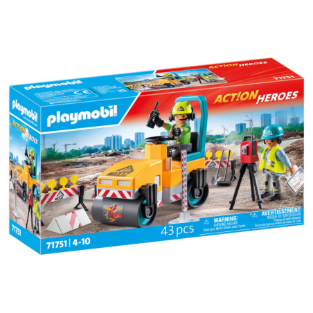PLAYMOBIL 71751 Straßenbaustelle