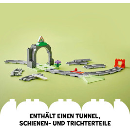 LEGO® DUPLO 10425 Eisenbahntunnel und Schienen – Erweiterungsset