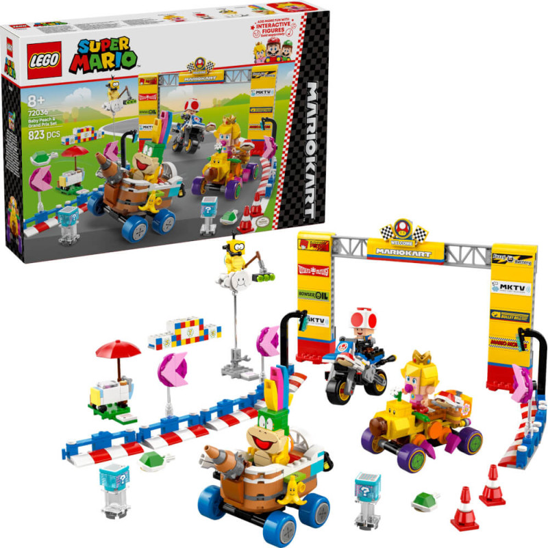 LEGO® Super Mario 72036 Baby Peach & Grand Prix-Set