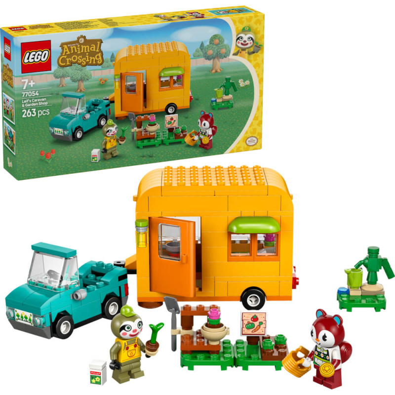 LEGO® Animal Crossing™ 77054 Gerds Wohnwagen & Gärtnerei