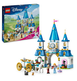 LEGO Disney Princess 43275 Cinderellas Schloss und Pferdekutsche