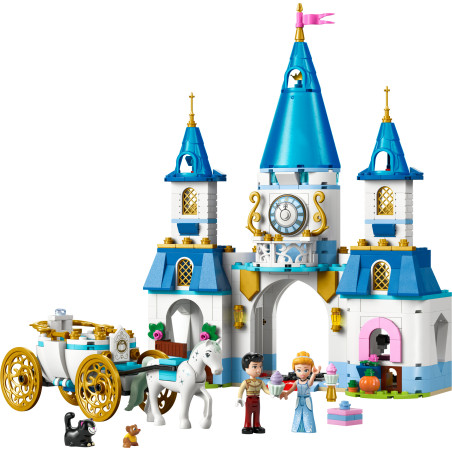 LEGO Disney Princess 43275 Cinderellas Schloss und Pferdekutsche